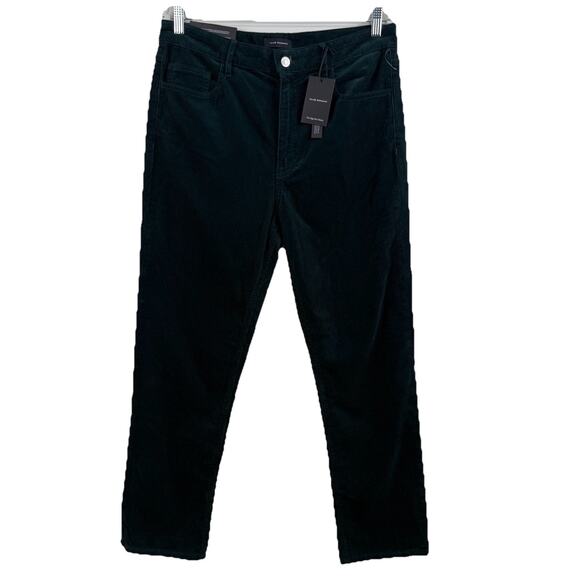 Club Monaco New Green Corduroy The High Rise Skinny Jeans Size 31 Fall Classic - Picture 1 of 12